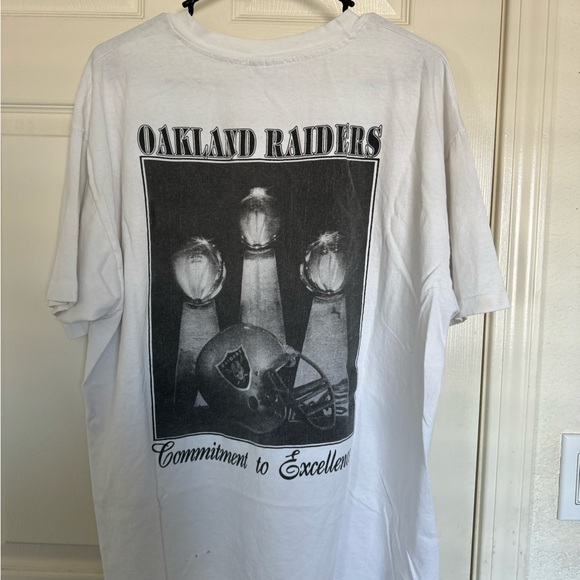 Oakland Raiders Vintage T Shirt - Picture 4 of 6